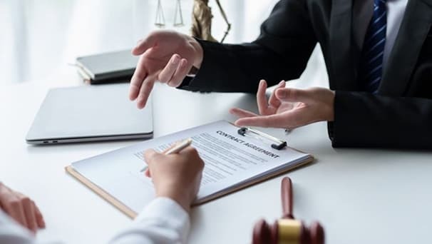 Meeting hands clipboard